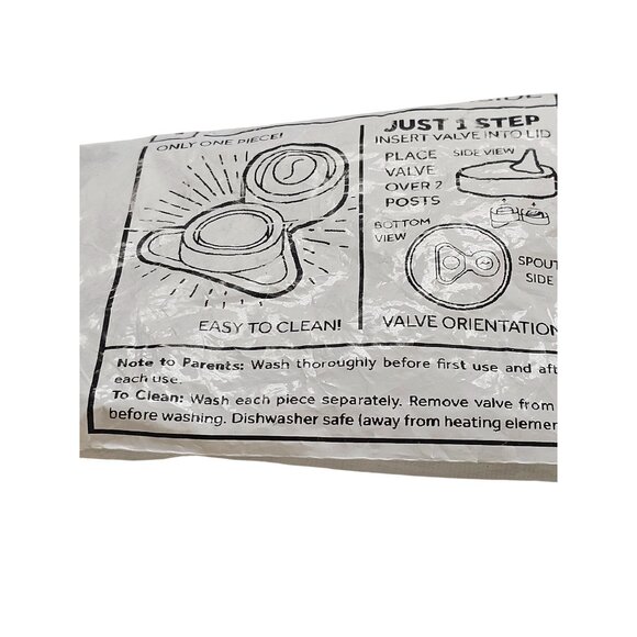 Silicone Valves For Sippy Cup Lids - Easy To Clean & Dishwasher Safe - Picture 2 of 12